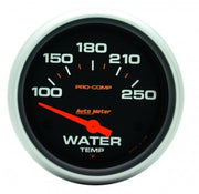 AutoMeter 5437 - GAUGE, WATER TEMP, 2 5/8", 100-250?F, ELECTRIC, PRO-COMP 4