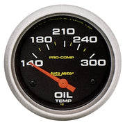 AutoMeter 5447 - GAUGE, OIL TEMP, 2 5/8", 140-300?F, ELECTRIC, PRO-COMP 3