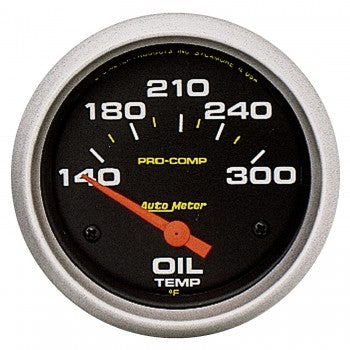 AutoMeter 5447 - GAUGE, OIL TEMP, 2 5/8", 140-300?F, ELECTRIC, PRO-COMP 4