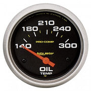 AutoMeter 5447 - GAUGE, OIL TEMP, 2 5/8", 140-300?F, ELECTRIC, PRO-COMP 4