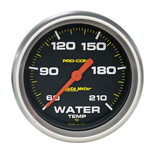 AutoMeter 5469 2-5/8" WATER TEMPERATURE, 60-210 F, PRO-COMP