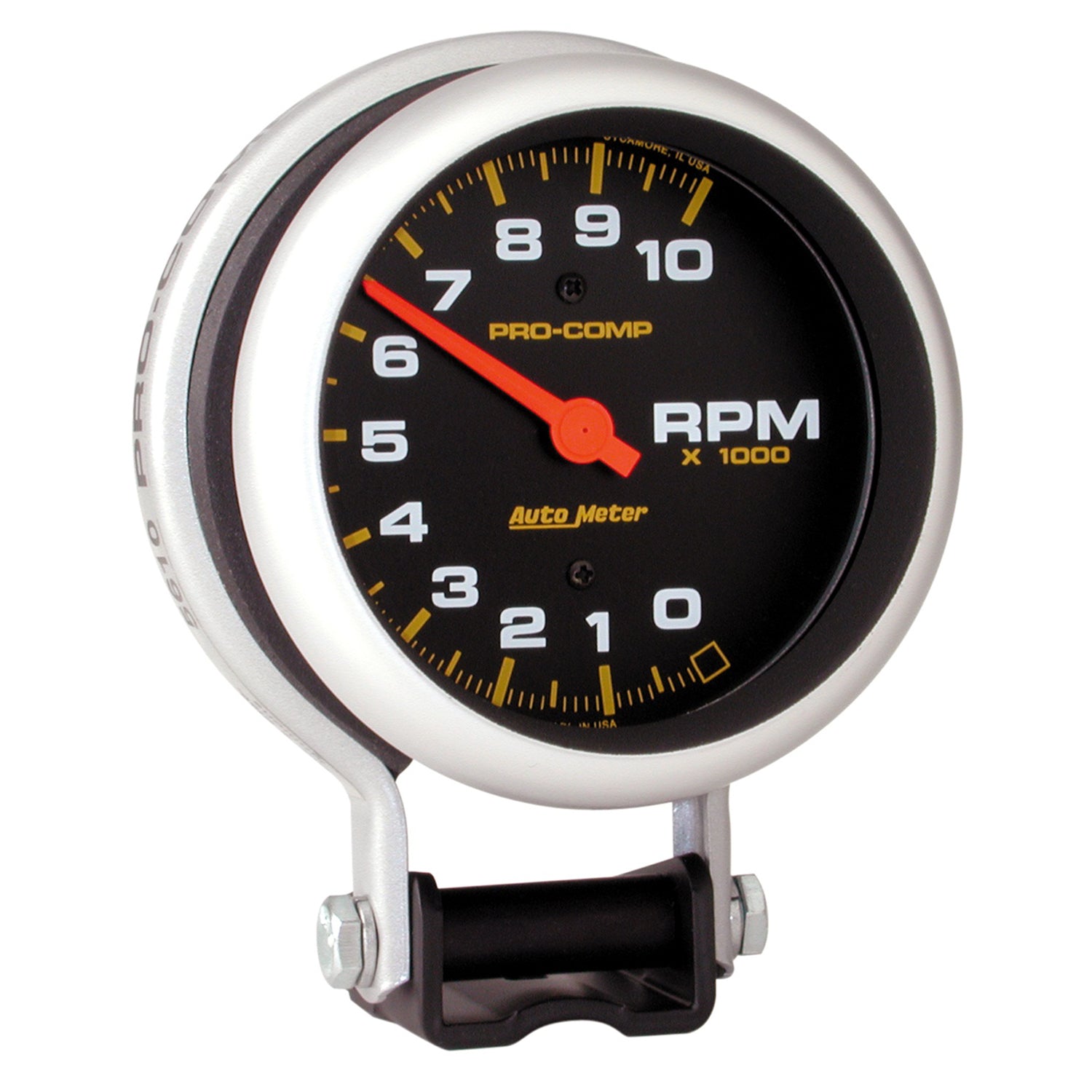 AutoMeter 5610 - GAUGE, TACHOMETER, 3 3/4", 10K RPM, PEDESTAL, PRO-COMP 3