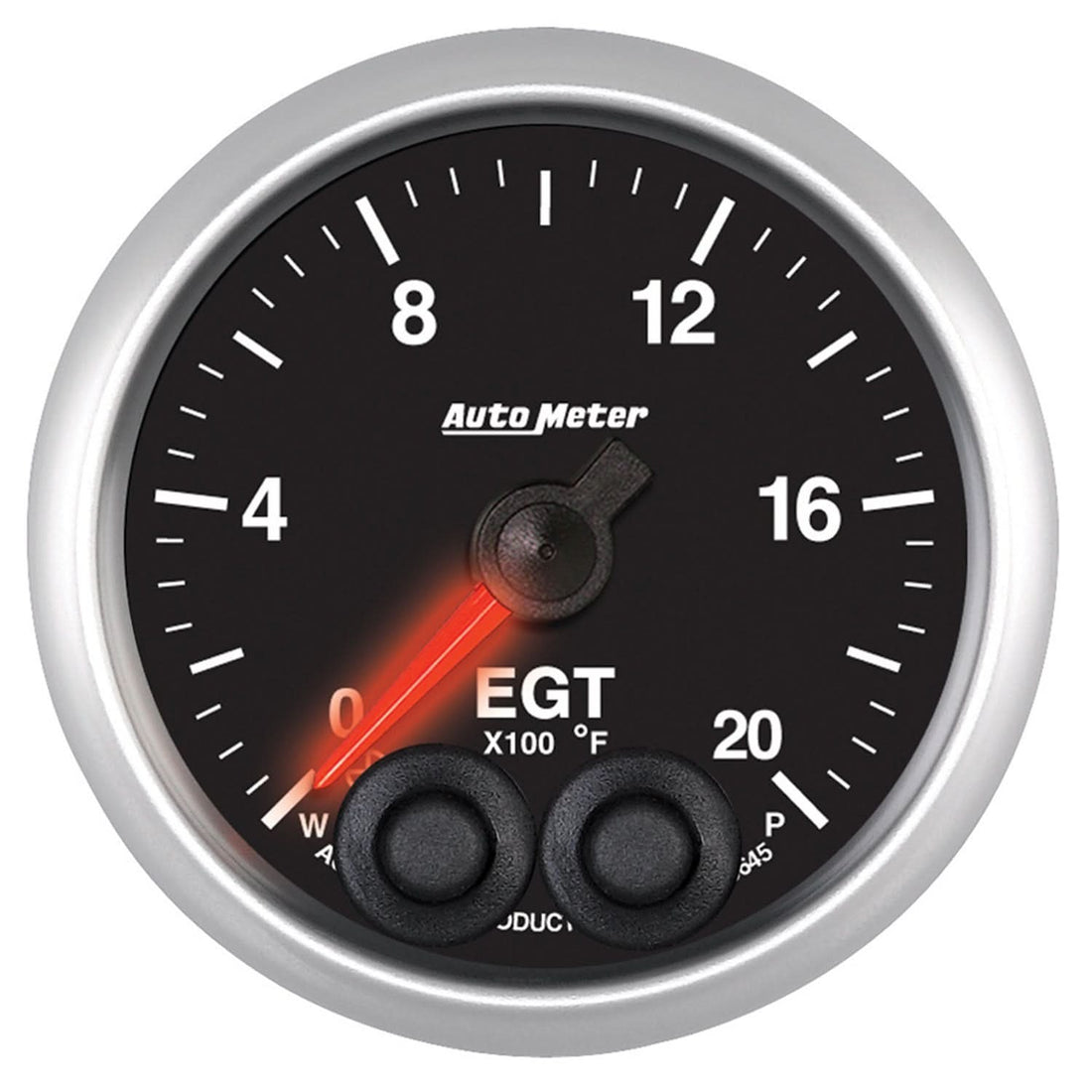AutoMeter 5645 - GAUGE, PYRO. (EGT), 2 1/16", 2000?F, STEPPER MOTOR W/PEAK & WARN, ELITE 3