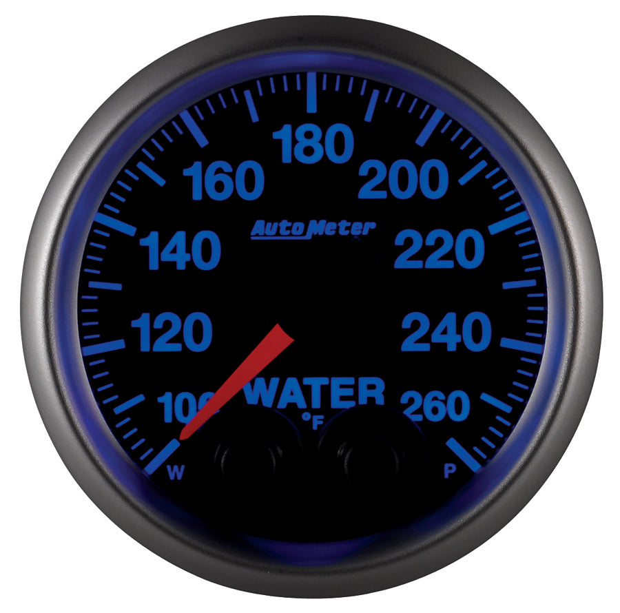 AutoMeter 5654 - GAUGE, WATER TEMP, 2 1/16", 260?F, STEPPER MOTOR W/PEAK & WARN, ELITE 4