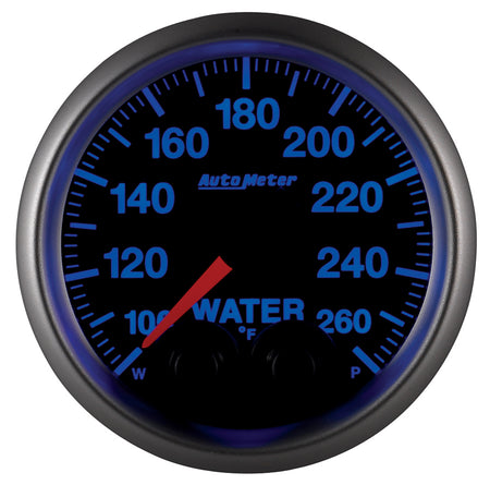 AutoMeter 5654 - GAUGE, WATER TEMP, 2 1/16", 260?F, STEPPER MOTOR W/PEAK & WARN, ELITE 4