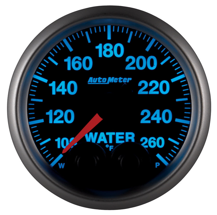 AutoMeter 5654 - GAUGE, WATER TEMP, 2 1/16", 260?F, STEPPER MOTOR W/PEAK & WARN, ELITE 5