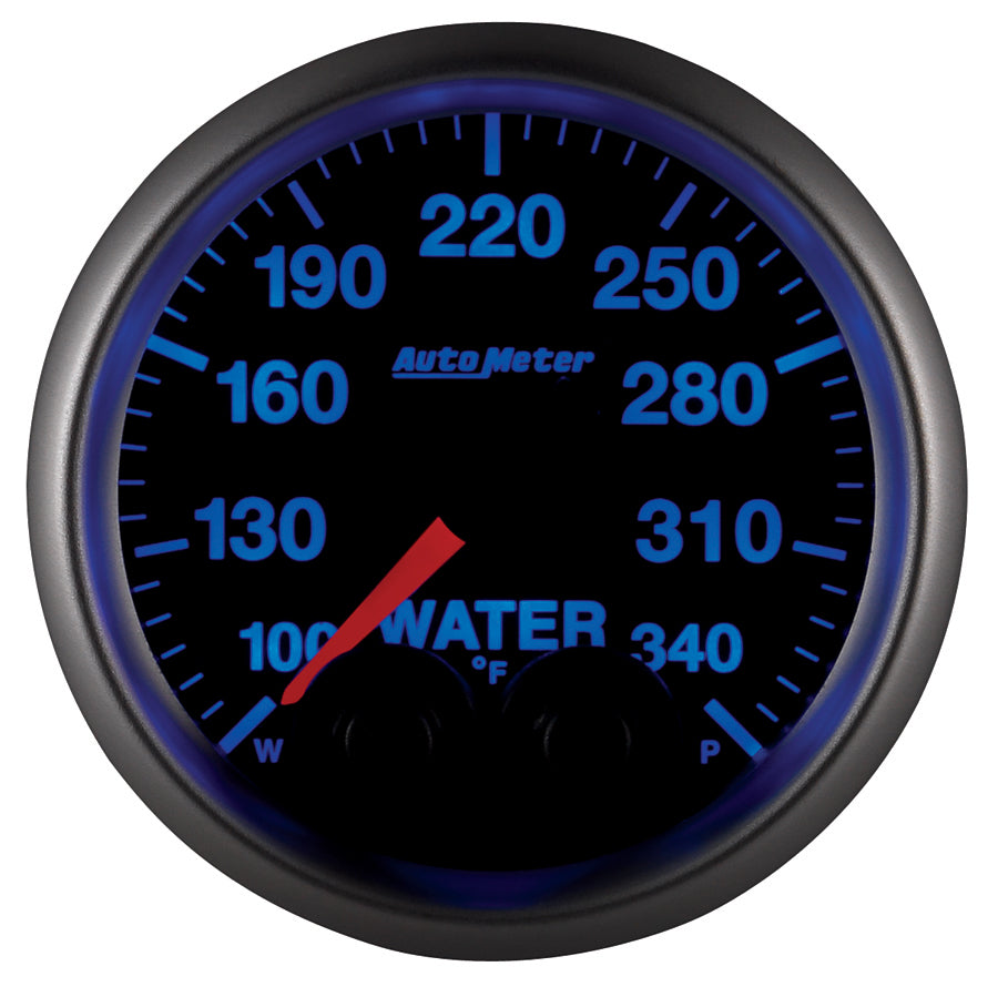 AutoMeter 5655 - GAUGE, WATER TEMP, 2 1/16", 340?F, STEPPER MOTOR W/PEAK & WARN, ELITE 4