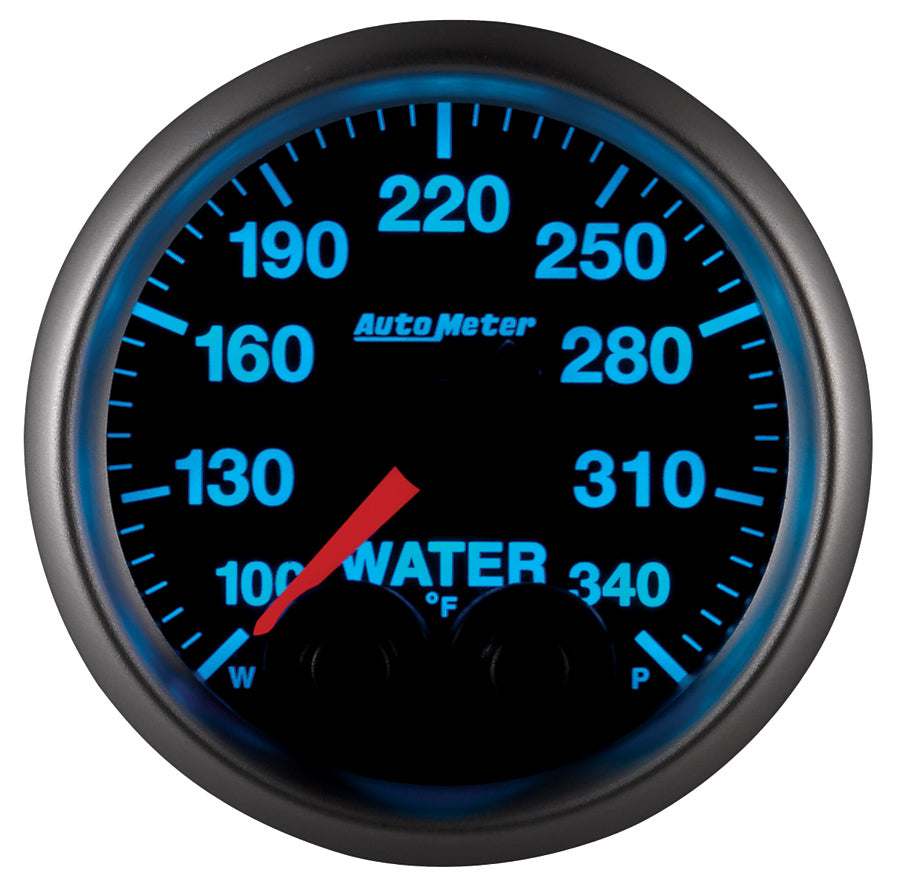 AutoMeter 5655 - GAUGE, WATER TEMP, 2 1/16", 340?F, STEPPER MOTOR W/PEAK & WARN, ELITE 5
