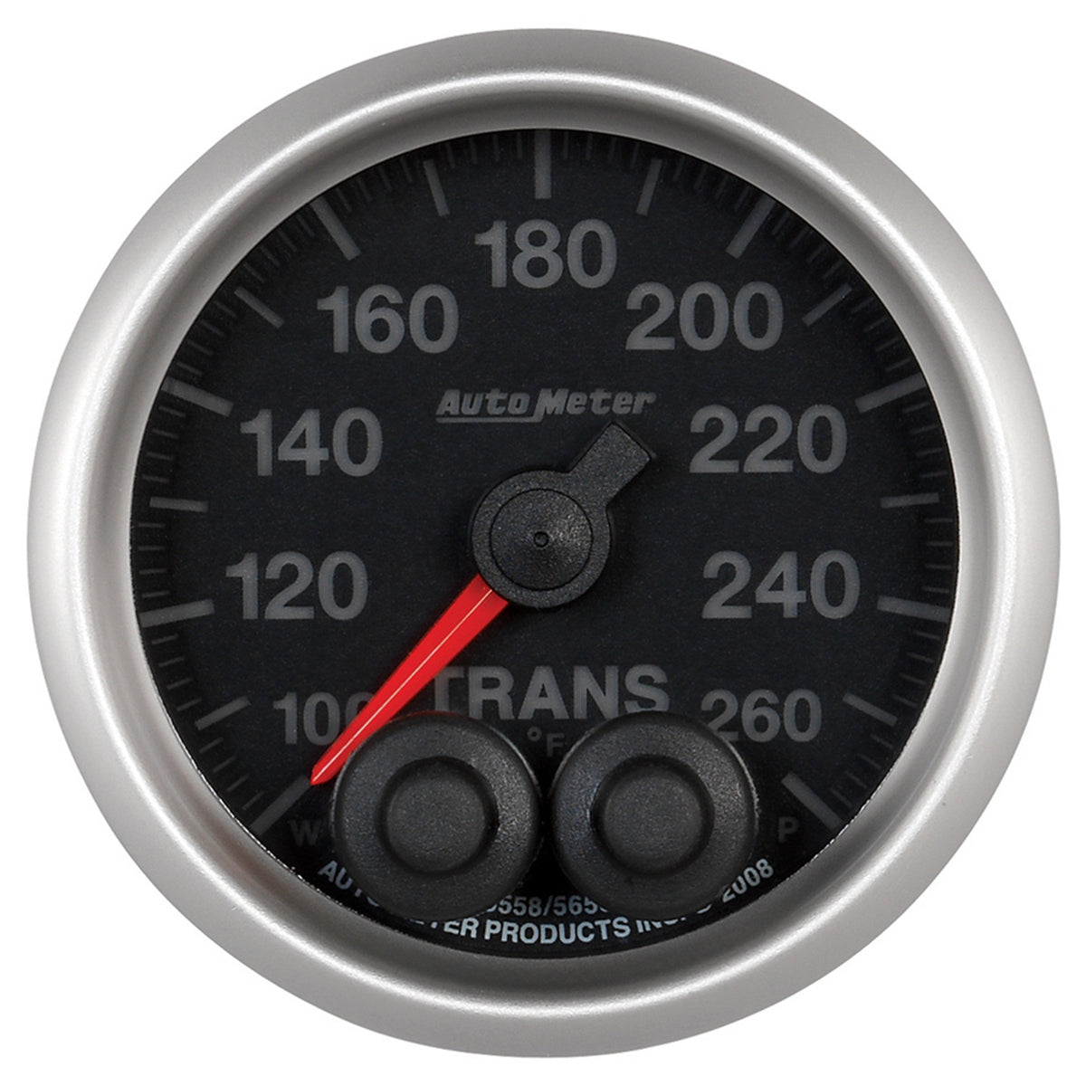 AutoMeter 5658 - GAUGE, TRANS TEMP, 2 1/16", 260?F, STEPPER MOTOR W/PEAK & WARN, ELITE 9