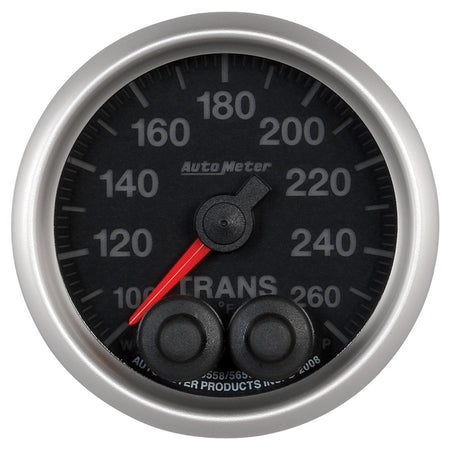 AutoMeter 5658 - GAUGE, TRANS TEMP, 2 1/16", 260?F, STEPPER MOTOR W/PEAK & WARN, ELITE 9