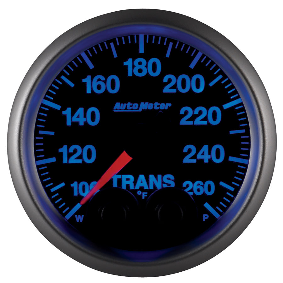 AutoMeter 5658 - GAUGE, TRANS TEMP, 2 1/16", 260?F, STEPPER MOTOR W/PEAK & WARN, ELITE 10