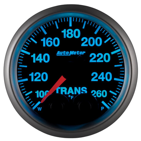 AutoMeter 5658 - GAUGE, TRANS TEMP, 2 1/16", 260?F, STEPPER MOTOR W/PEAK & WARN, ELITE 1