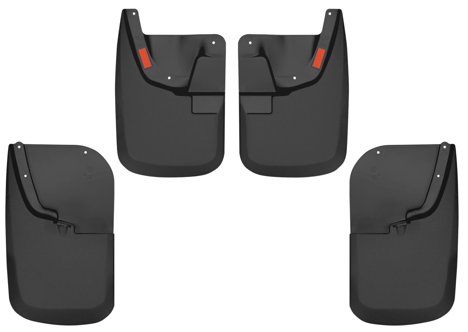 Husky Liners 56686 - Custom Mud Guards - Front and Rear Mud Guard Set 1