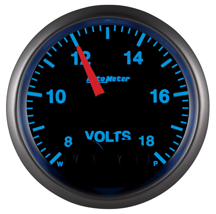 AutoMeter 5683-05702 - GAUGE, VOLT, 2 1/16", 18V, DIGITAL STPR MTR W/PK & WRN, ELITE, W/O PRO-CONTROL 4