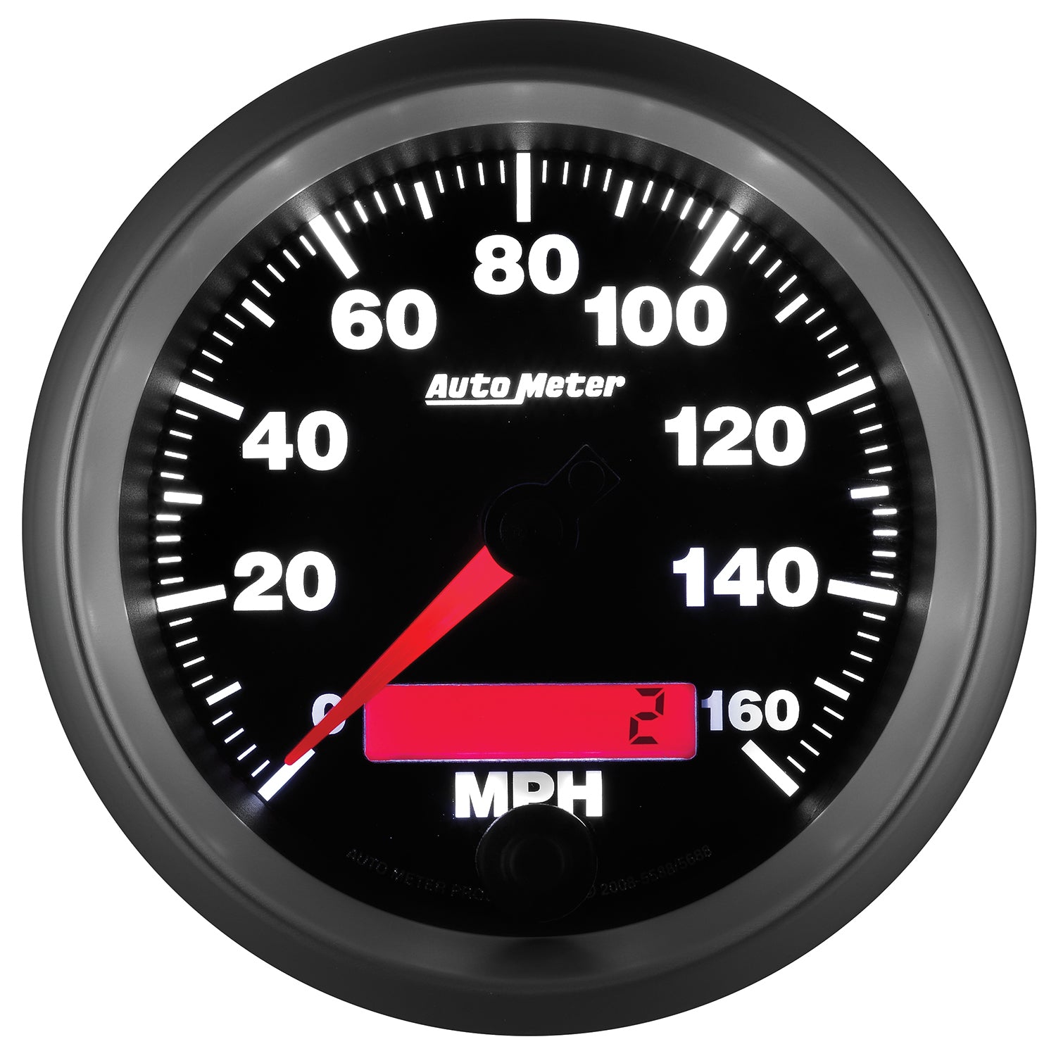 AutoMeter 5688 - GAUGE, SPEEDOMETER, 3 3/8", 160MPH, ELEC. PROGRAMMABLE, ELITE 5