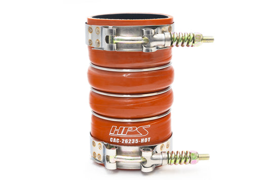 HPS Silicone Hot Side Intercooler Boot Kit 57-2208 Orange