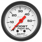 AutoMeter 5705 - GAUGE, BOOST, 2 1/16", 60PSI, MECHANICAL, PHANTOM 4