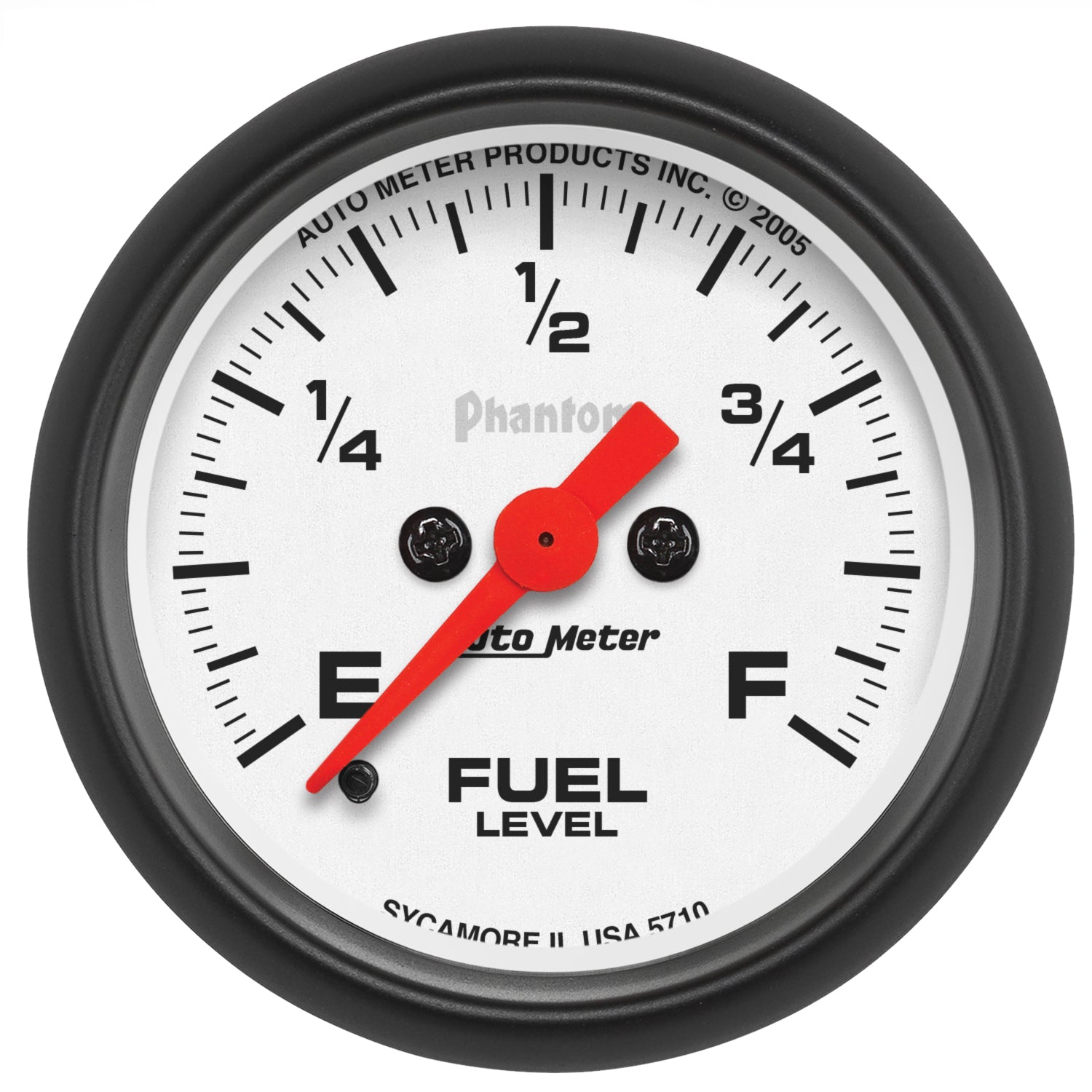 AutoMeter 5710 - GAUGE, FUEL LEVEL, 2 1/16", 0-280O PROGRAMMABLE, PHANTOM 3