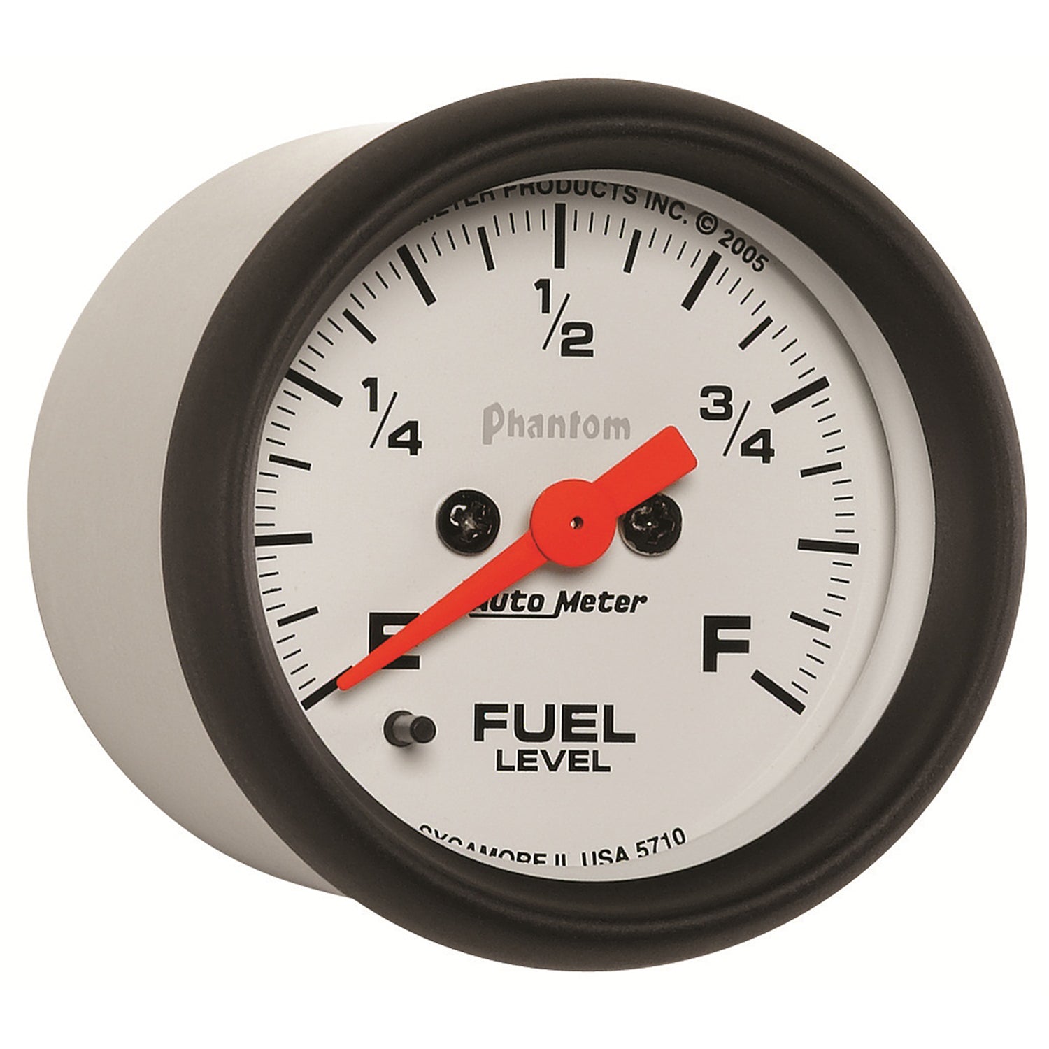 AutoMeter 5710 - GAUGE, FUEL LEVEL, 2 1/16", 0-280O PROGRAMMABLE, PHANTOM 5