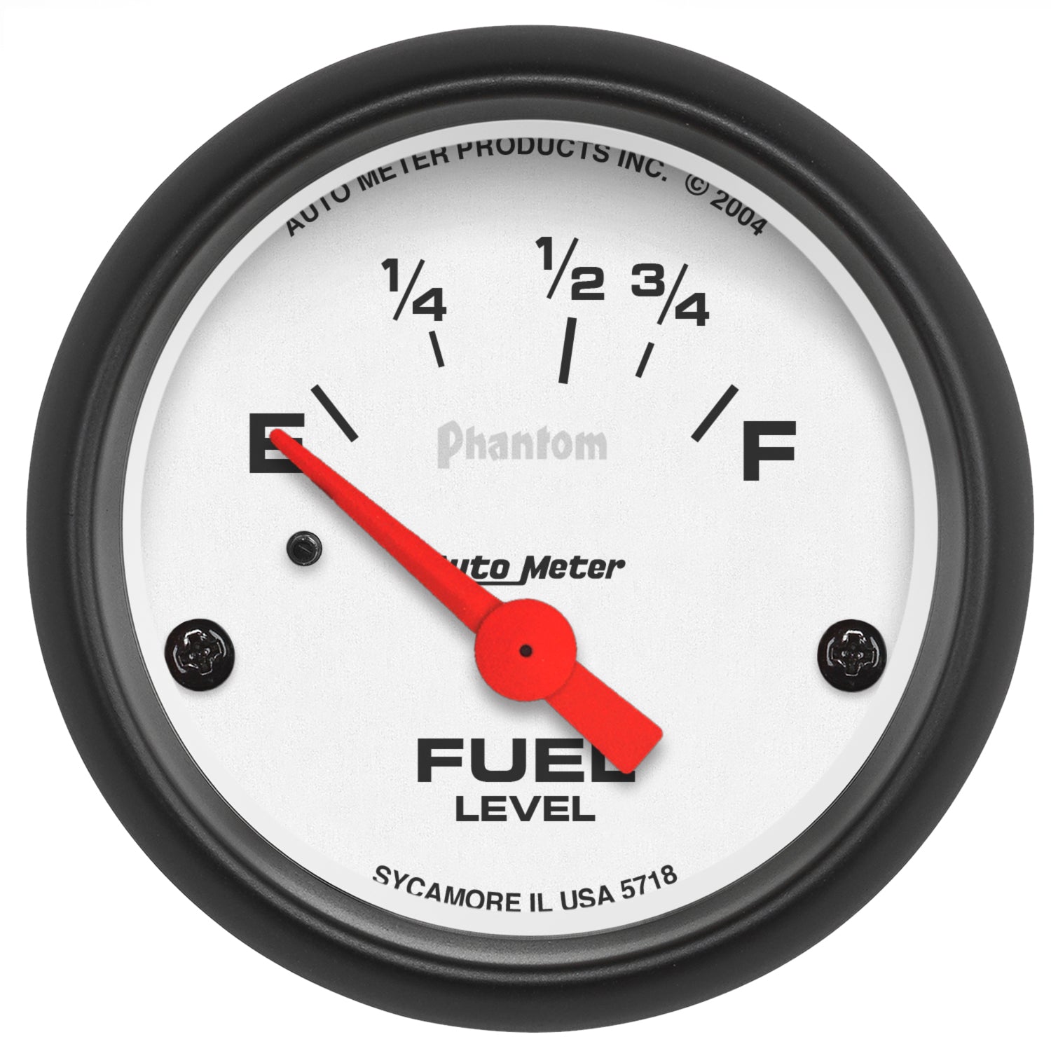 AutoMeter 5718 - GAUGE, FUEL LEVEL, 2 1/16", 16OE TO 158OF, ELEC, PHANTOM 3