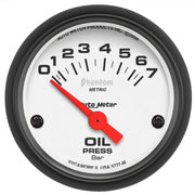 AutoMeter 5727-M - GAUGE, OIL PRESSURE, 2 1/16", 7BAR, ELECTRIC, PHANTOM 3