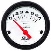 AutoMeter 5727-M - GAUGE, OIL PRESSURE, 2 1/16", 7BAR, ELECTRIC, PHANTOM 4