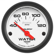 AutoMeter 5737-M - GAUGE, WATER TEMP, 2 1/16", 40-120?C, ELECTRIC, PHANTOM 3