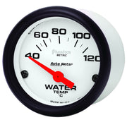 AutoMeter 5737-M - GAUGE, WATER TEMP, 2 1/16", 40-120?C, ELECTRIC, PHANTOM 5