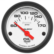AutoMeter 5748-M - GAUGE, OIL TEMP, 2 1/16", 60-170?F, ELECTRIC, PHANTOM 3