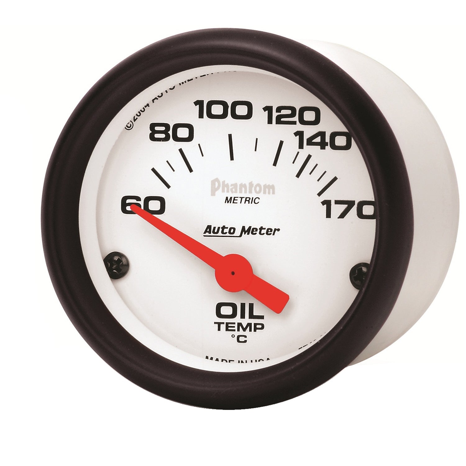 AutoMeter 5748-M - GAUGE, OIL TEMP, 2 1/16", 60-170?F, ELECTRIC, PHANTOM 5