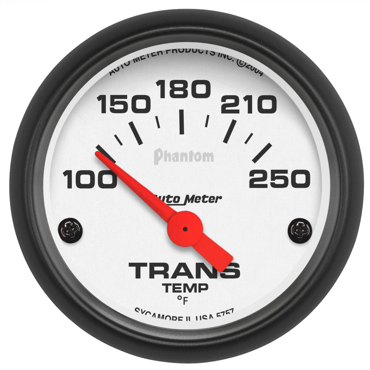 AutoMeter 5757 - GAUGE, TRANSMISSION TEMP, 2 1/16", 100-250?F, ELECTRIC, PHANTOM 3