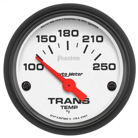 AutoMeter 5757 - GAUGE, TRANSMISSION TEMP, 2 1/16", 100-250?F, ELECTRIC, PHANTOM 3