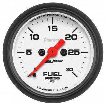 AutoMeter 5760 - GAUGE, FUEL PRESSURE, 2 1/16", 30PSI, DIGITAL STEPPER MOTOR, PHANTOM 4