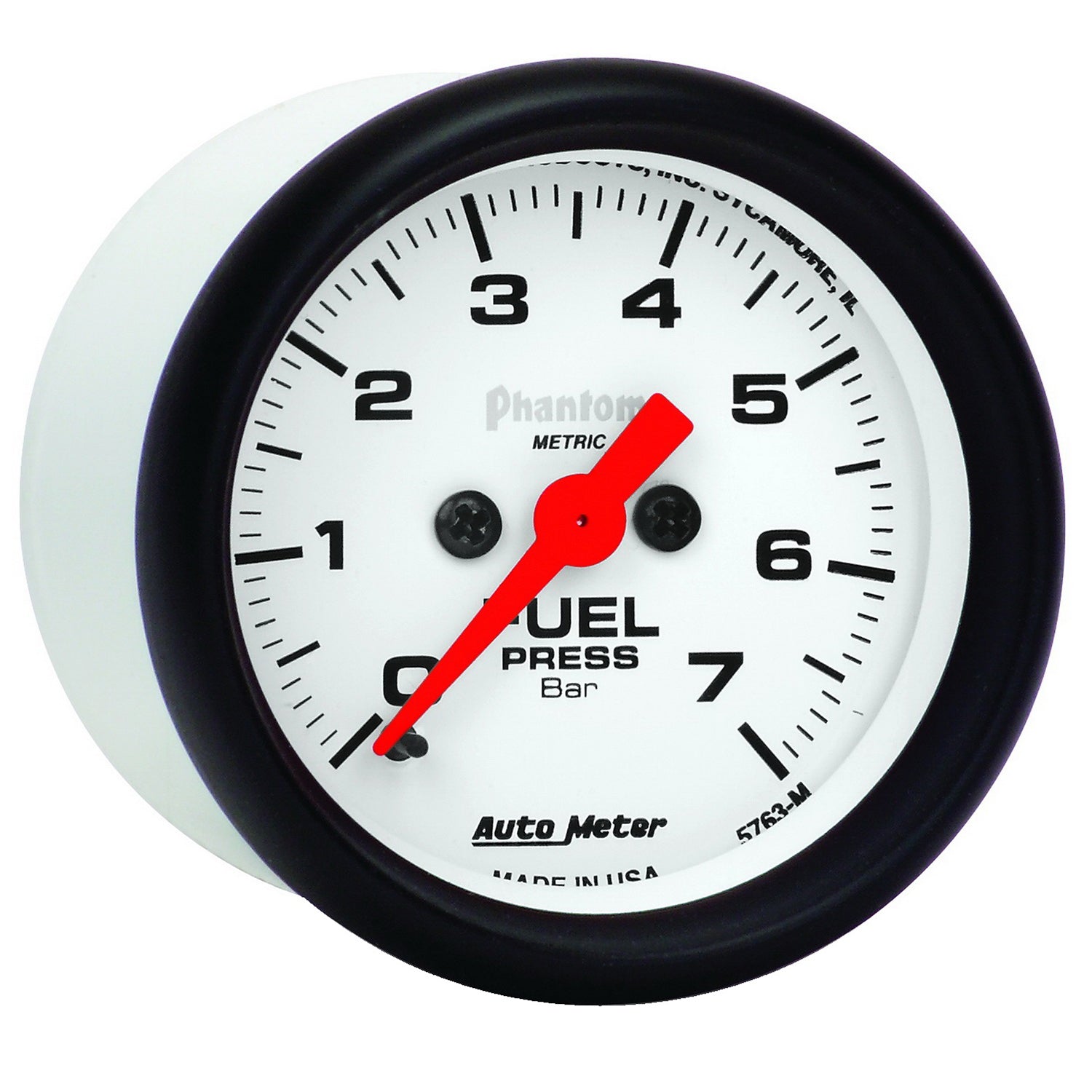 AutoMeter 5763-M - GAUGE, FUEL PRESSURE, 2 1/16", 7BAR, DIGITAL STEPPER MOTOR, PHANTOM 6