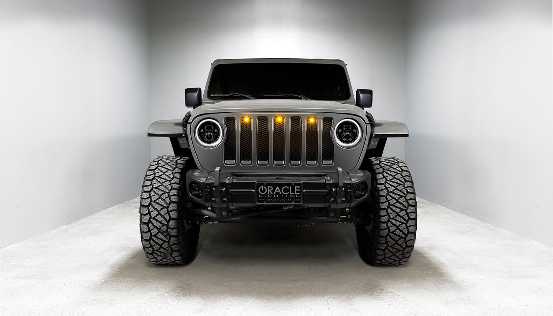 Oracle Lighting 5769J-001 2018-2025 Jeep Wrangler Headlight Assembly