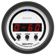 AutoMeter 5781 - GAUGE, PERFORM METER, 2 1/16", 1/4 MILE/HP/0-60/60-0/G FORCES, DIGITAL, PHANTOM