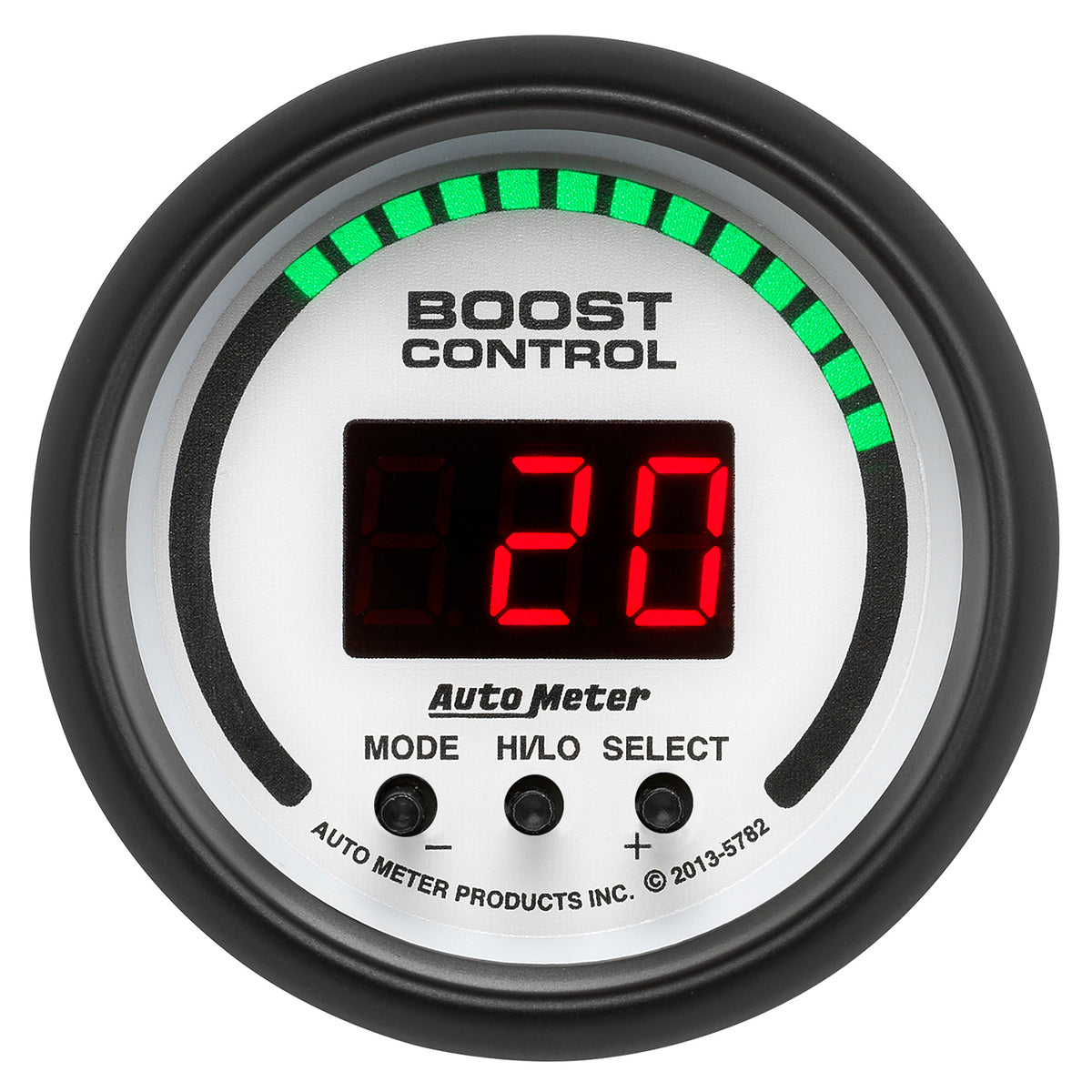 AutoMeter 5782 - GAUGE, BOOST CONTROLLER, 2 1/16", 30INHG-30PSI, INCL. SOLENOID, DIGITAL, PHANTOM 3