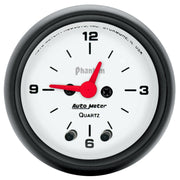 AutoMeter 5785 - GAUGE, CLOCK, 2 1/16", 12HR, ANALOG, PHANTOM 3