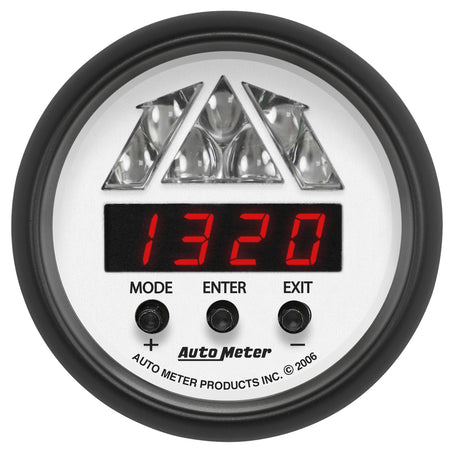 AutoMeter 5787 - GAUGE, TACHOMETER, DIGITAL RPM W/ LED SHIFT LIGHT, PHANTOM 3