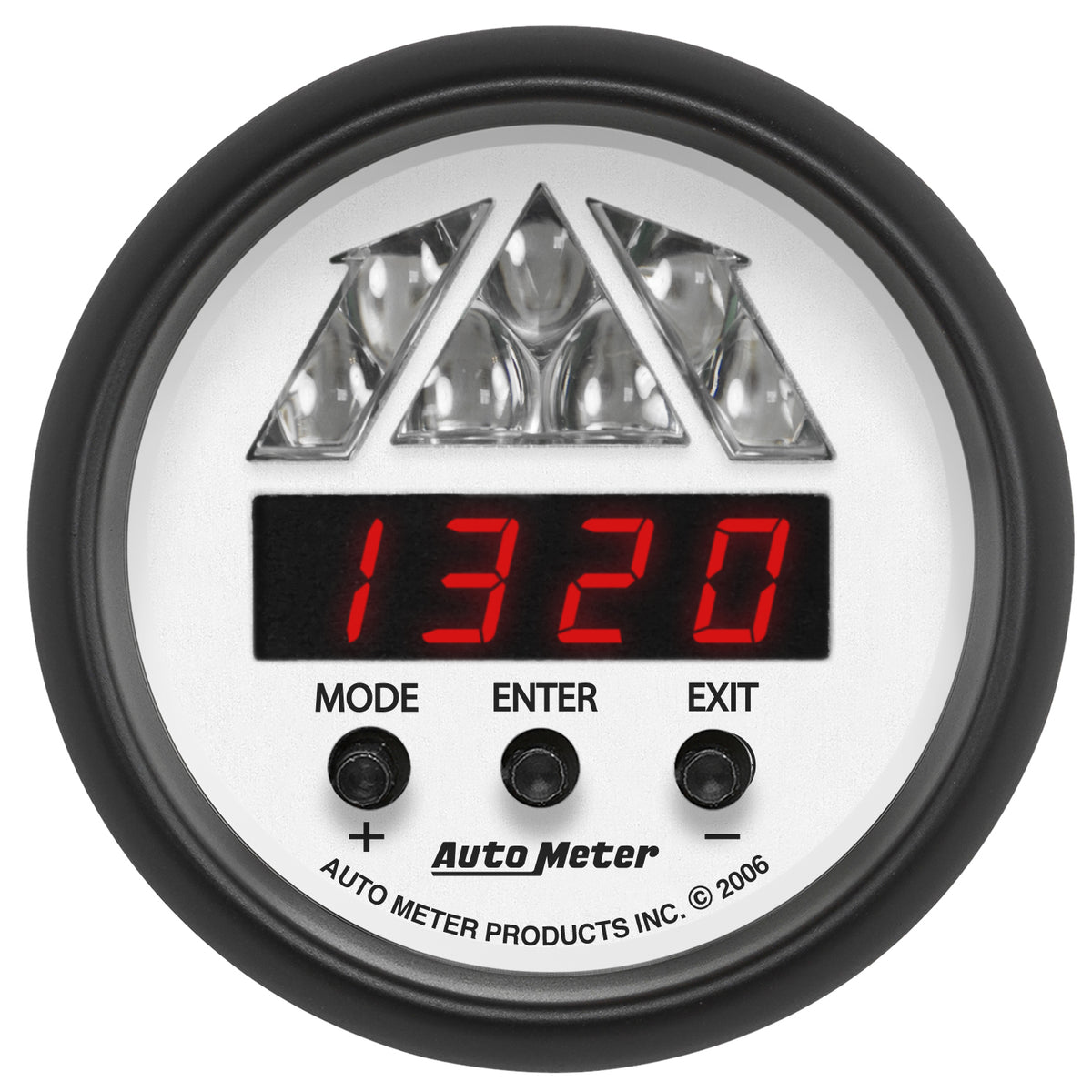 AutoMeter 5788 - GAUGE, SHIFT LIGHT, DIGITAL RPM W/ MULTI-COLOR LED LIGHT, DPSS LEVEL 2, PHANTOM 3