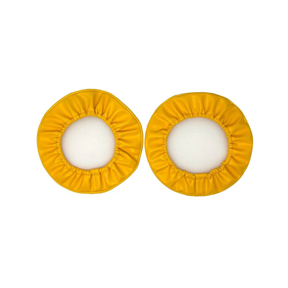 KC HiLiTES 5801 - Cover - Retro 8" Vinyl Yellow w/ Black KC Soft (pr)