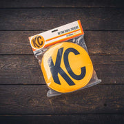 KC HiLiTES 5801 - Cover - Retro 8" Vinyl Yellow w/ Black KC Soft (pr)