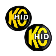 KC HiLiTES 5818 - KC Cover 8in Vinyl HID Black Yellow PR 4