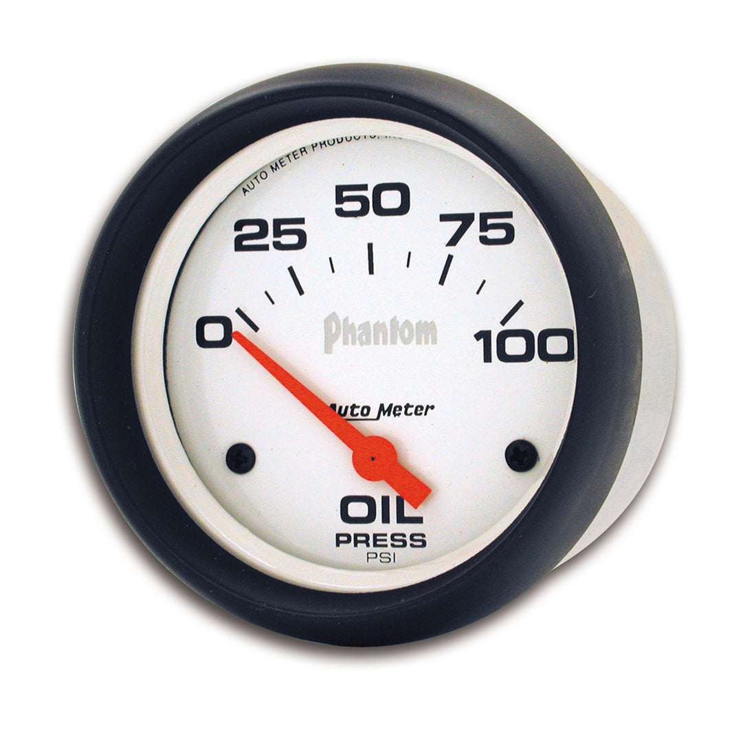 AutoMeter 5827 - GAUGE, OIL PRESSURE, 2 5/8", 100PSI, ELECTRIC, PHANTOM 4