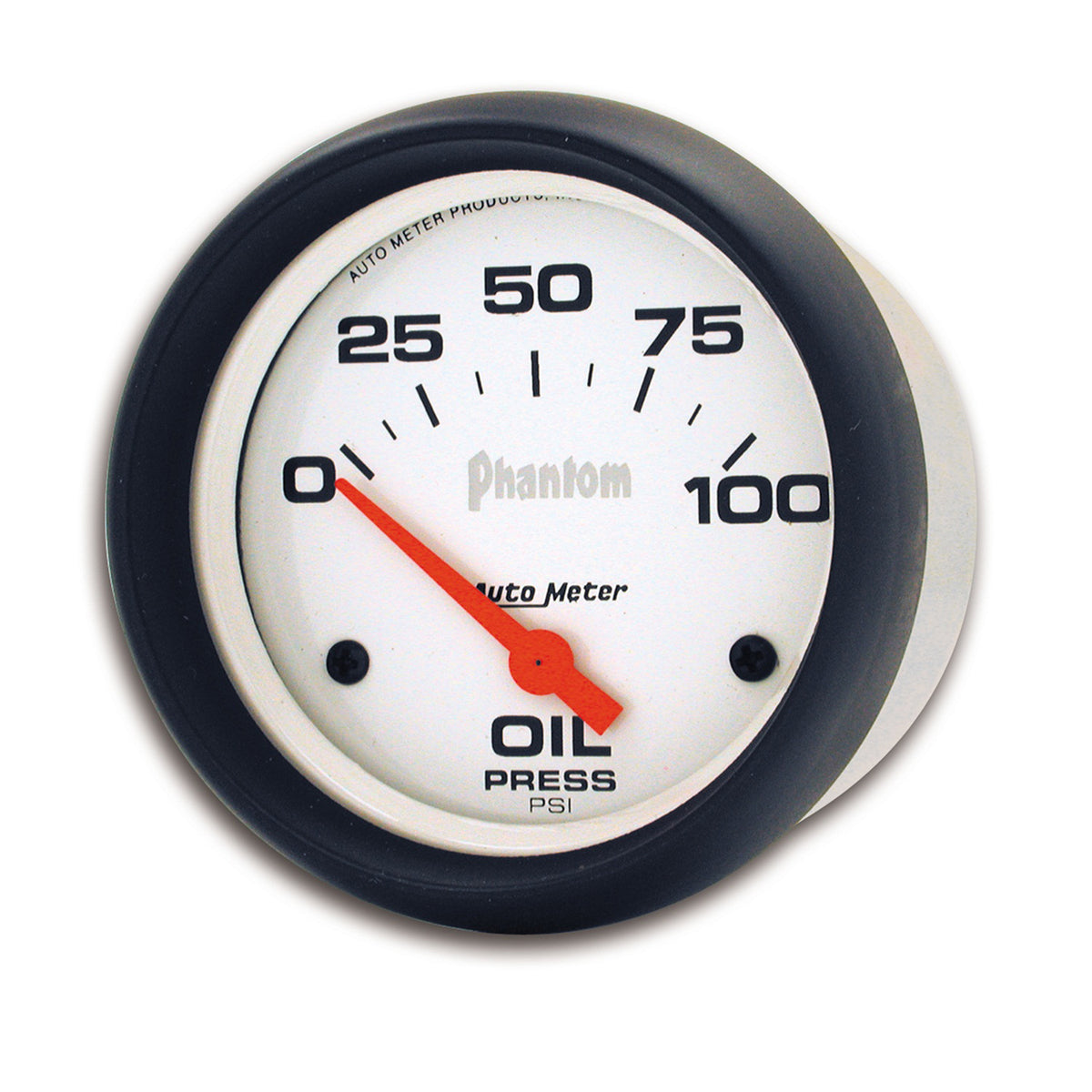 AutoMeter 5827 - GAUGE, OIL PRESSURE, 2 5/8", 100PSI, ELECTRIC, PHANTOM 4
