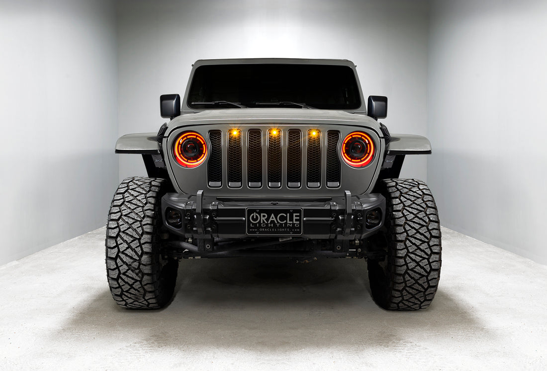 Oracle Lighting 5839-335 2018-2025 Jeep Wrangler Headlight Assembly