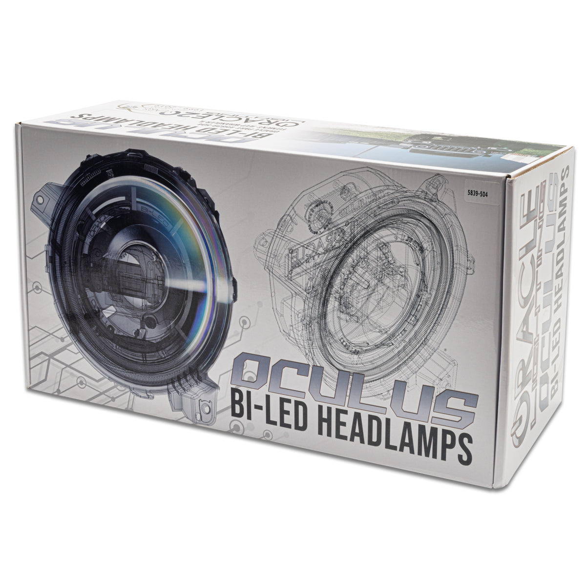 Oracle Lighting 5839-504-PAU 2018-2025 Jeep Wrangler Headlight Assembly