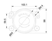 Oracle Lighting 5846-504 2007-2025 Jeep Wrangler Fog Light Assembly