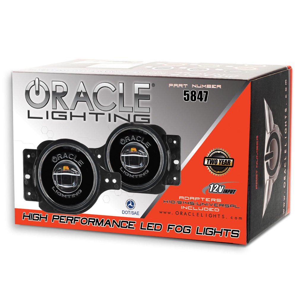 Oracle Lighting 5847-504 2018-2025 Jeep Wrangler Fog Light Assembly