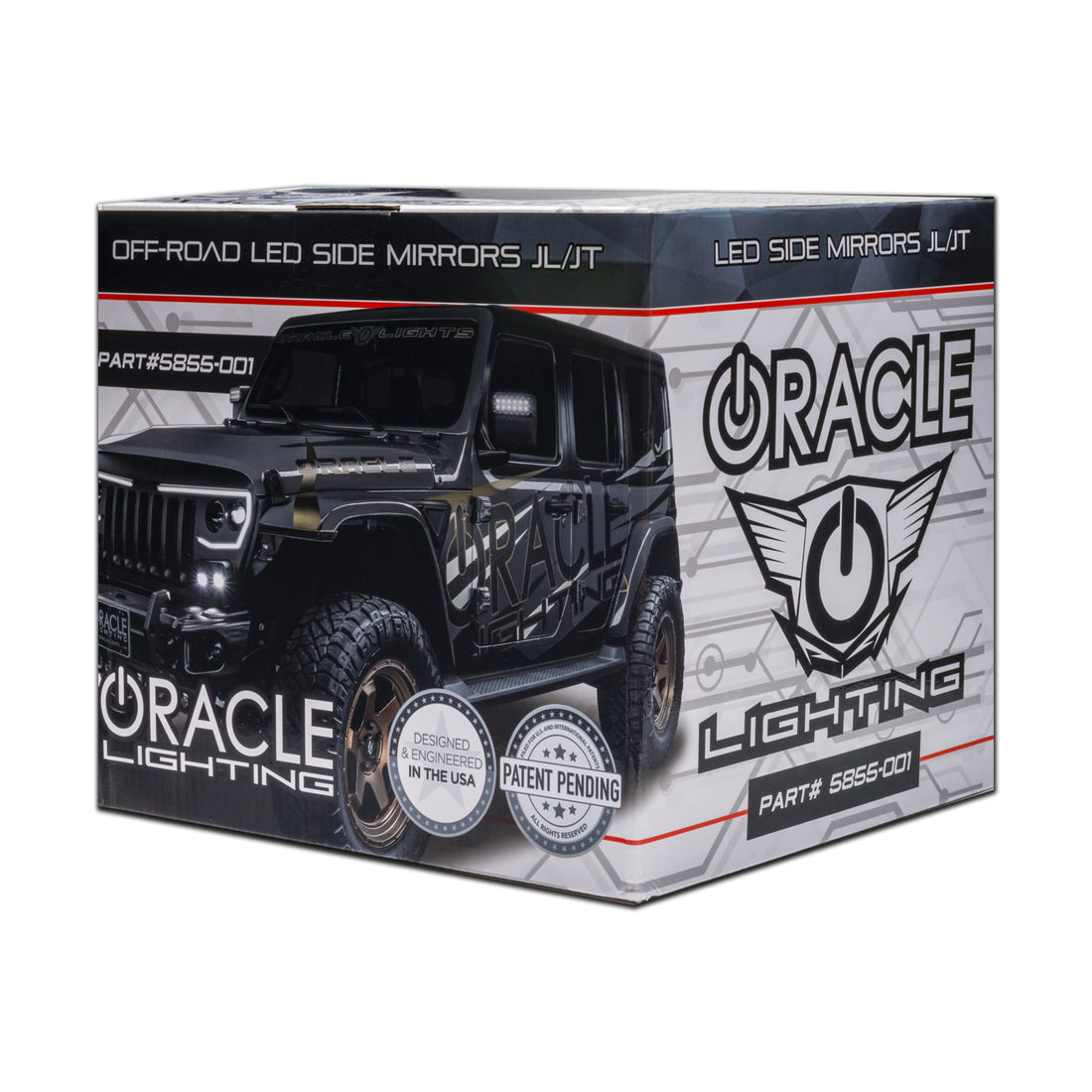 Oracle Lighting 5855-001 2018-2025 Jeep Wrangler Door Mirror